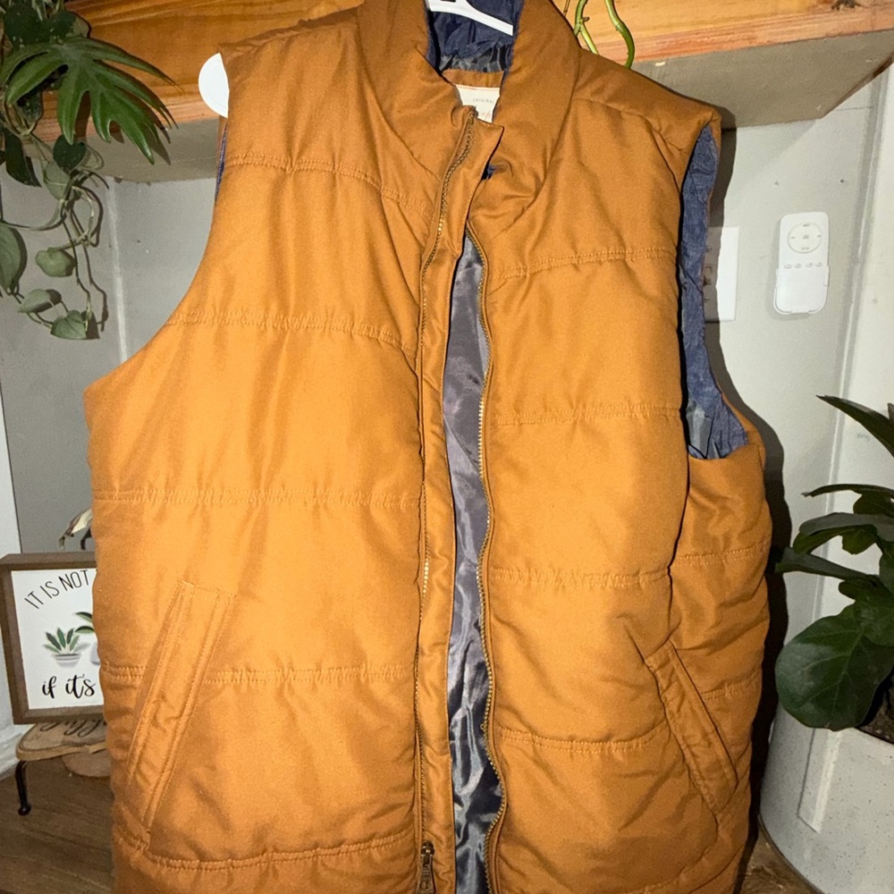 Weatherproof (Vintage) Men's Tan Puffer Vest